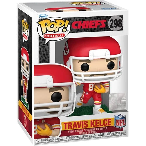 Funko Pop! NFL Kansas City Chiefs Travis Kelce (Road) Vinyl Figure #298