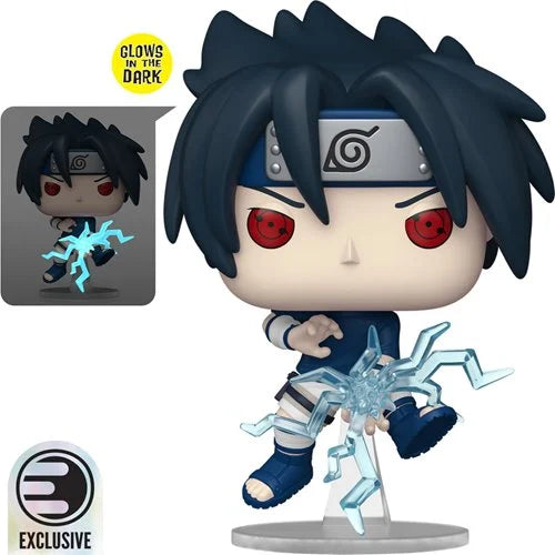 Funko Pop! Naruto Sasuke Uchiha (Chidori) Glow-In-The-Dark Exclusive Vinyl Figure #1969