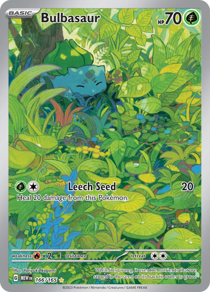 PSA 10 - Bulbasaur 166/165