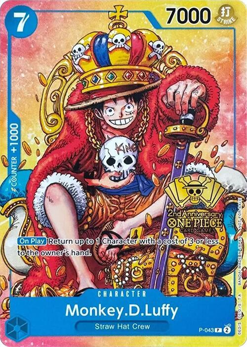 Monkey.D.Luffy (2nd Anniversary Stamped Promo) - TAG 10