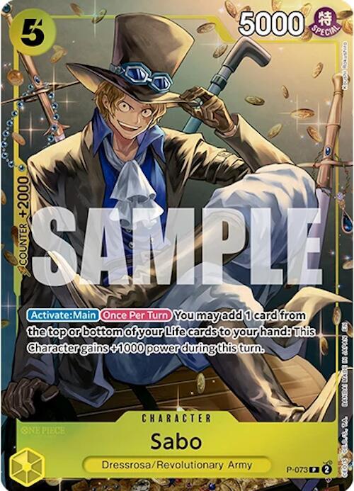 Sabo P-073 Promo Alternate Art - TAG 10