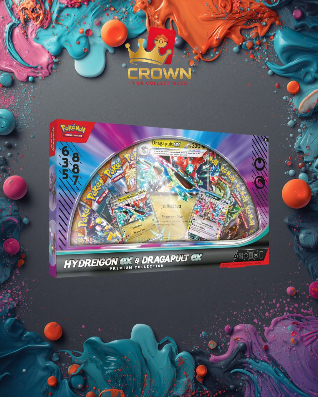 Hydreigon ex & Dragapult ex Premium Collection