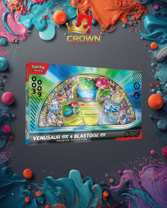 Venusaur ex & Blastoise ex Premium Collection