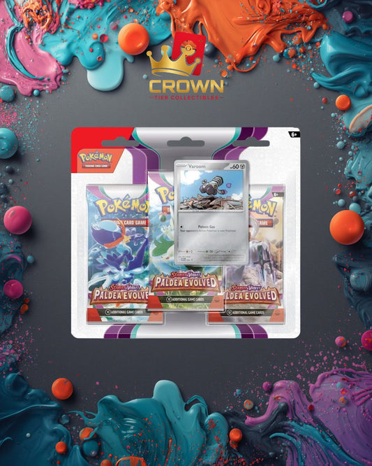 Paldea Evolved 3 Pack Blister [Varoom]