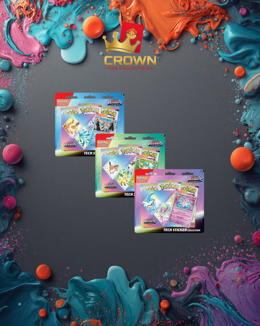 Prismatic Evolutions Tech Sticker Collection [Set of 3]