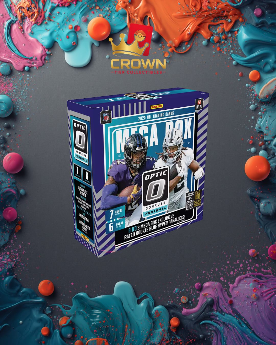 2025 Panini Donruss Optic Football Mega Box
